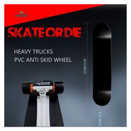 Jaspo Red Devil Black Duck Complete Fibre Skateboard - Multicolour image 5