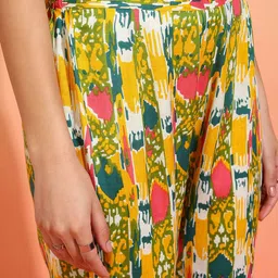 mokshi Printed Tunic With Trouser Co-Ords image 4