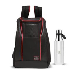 Swiss Military Unisex Black Laptop Backpack-17