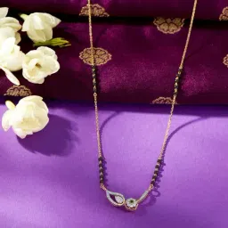 P.N.Gadgil Jewellers 18 KT Yellow Gold & Diamond Modern Mangalsutra For Woman-picture-41