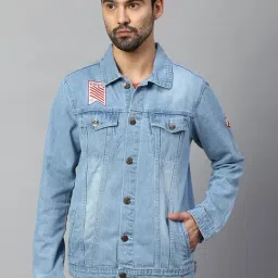 High Star Light Blue Regular Fit Denim Jacket-picture-25