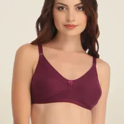 Clovia Maroon Solid Bra-image-83