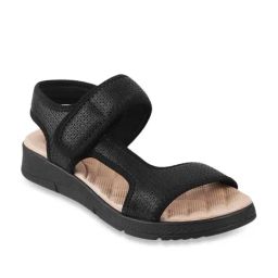 Bio-Foot by Metro Women's Black Floater Sandals-image-3