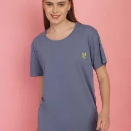 Vimal Jonney Grey Cotton Sports T-Shirt-image-95