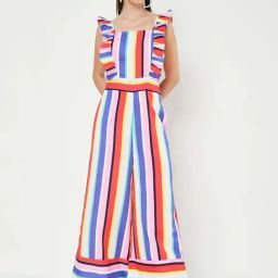Brinns Multicolor Regular Fit Striped Jumpsuit-picture-7