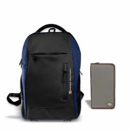 Swiss Military Unisex Blue Laptop Backpack-image-82