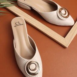 Carlton London Women's Cream Mules-picture-25