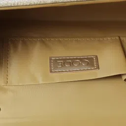 Code by Lifestyle Gold Textured Clutch image 5