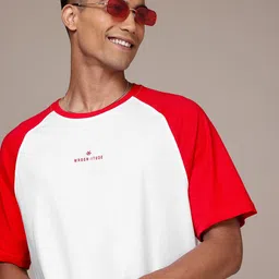 WROGN Pure Cotton Oversized T-shirt-image-97