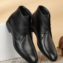 Teakwood Leathers Men's Black Chukka Boots-picture-17