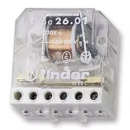 FINDER RELAY, SPST-NO, 250VAC, 10A, 26.01.8.230.0000-picture-5