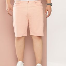 Thomas Scott Men Solid Mid Rise Regular Fit Cotton Chino Shorts-picture-15