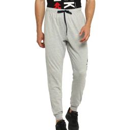 OFF LIMITS Grey Solid Mid Rise Joggers-image-57