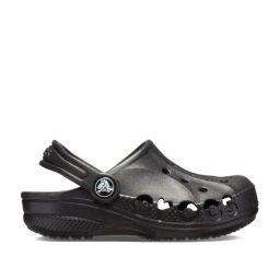 Crocs Kids Baya Black Back Strap Clogs-image-87