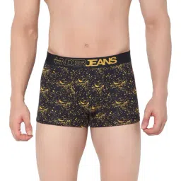UnderJeans by Spykar Navy Printed Trunks-image-25
