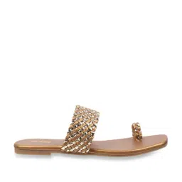 Walkway Women's Copper Toe Ring Sandals-image-10