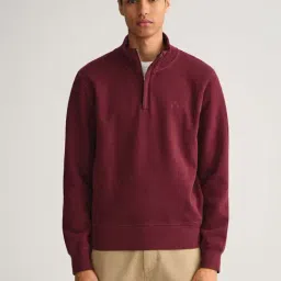 GANT Maroon High Neck Sweatshirt-picture-29