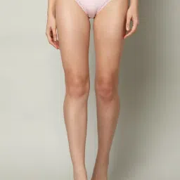 Vero Moda Intimates Light Pink Lace Bikini Panty-image-59