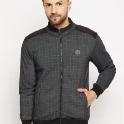 Duke Black Regular Fit Checks Sweatshirt-picture-19