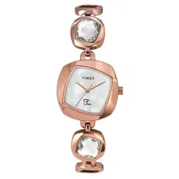 Timex Fria Women Off White Square Analog Watch - TWEL15000-46
