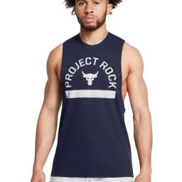 Under Armour Blue Cotton Regular Fit Printed Sports T-Shirt-image-74