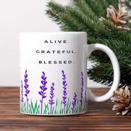 Nestroots White Stoneware Aspiration Inspire Coffee Mug (0.325 L)-15