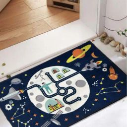 Urban Space Navy Chenille Anti-Skid Door Mat-picture-13