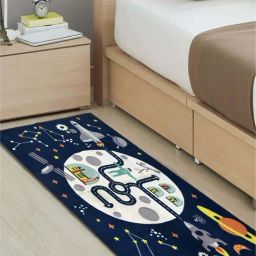 Urban Space Navy Chenille Anti-Skid Runner-37