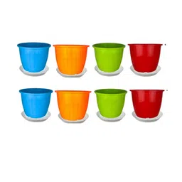 8 Inch Duro Pot for Plants with Saucer Tray-image-83