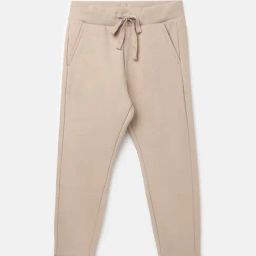 United Colors of Benetton Kids Boy's Solid Regular Fit Joggers with Drawstring Closure-image-46