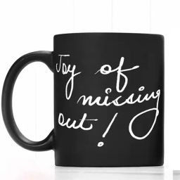 Nestroots Black Stoneware Chic Coffee Mug (0.325 L)-4