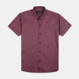 Cavio Boys Magenta Cotton Comfort Fit Shirt-image-34