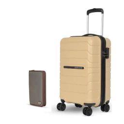 Swiss Military Unisex Beige Hard Cabin Trolley Bag-picture-40