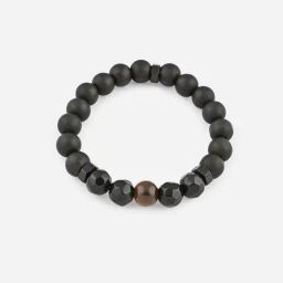 The Bro Code Multicolor Beaded Multi Layered Bracelets image 5
