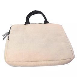 Worldone Laptop Jute Bag Zipper Cream Size FC, DC279-30