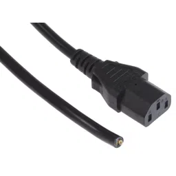 RS PRO Power Cord IEC C13 Socket to Unterminated Socket 5 m, 9010753-19
