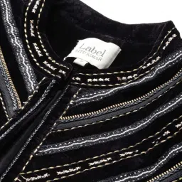 Label Ritu Kumar Black Vera Jacket image 5