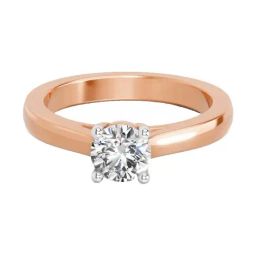 Sparkles Lab Grown Diamond 14k (585) Rose Gold Ring for Women-picture-22