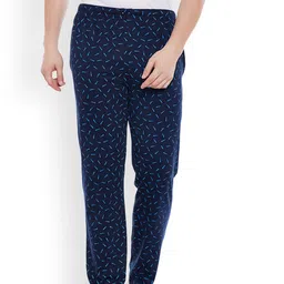 VIMAL JONNEY Navy Blue Printed Lounge Pant DD1-PRT-NO.3-image-46