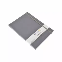 Worldone Bukram Harbound Executive Notebook With Elastic Closure and Pen Holder Size A5 Assorted Color, WPP1455 image 4