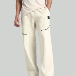 Puma White Cotton Regular Fit Printed Trackpants-image-86