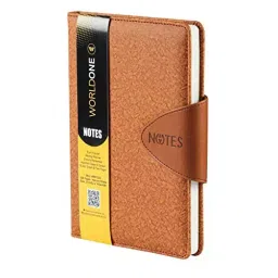 Worldone Pu Craft Soft Bound Executive Notebook With Border Size A5 Assorted Color, WPP1342-77