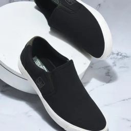Woodland Men's Black Casual Loafers-image-96