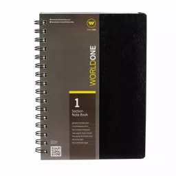 Worldone 1 Subject Wiro Notebook Size A4 160 Pages, WPP1310-46