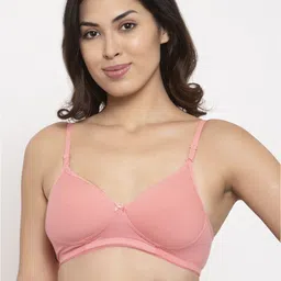 Prag & Co Pink T-shirt Bra Medium Coverage Lightly Padded-image-49