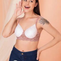 Clovia White Non Wired Padded T-Shirt Bra-image-28