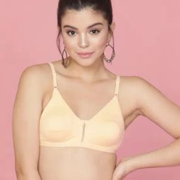 Clovia Beige Non Wired Non Padded T-Shirt Bra-image-94