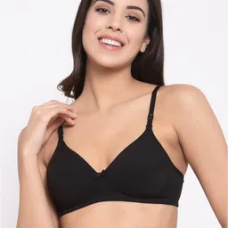 Prag & Co Black Medium Coverage Lightly Padded T-shirt Bra - AB40230BB-picture-14