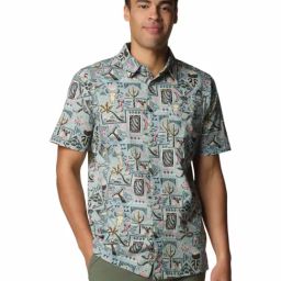 Columbia Mens Multicolor Wild Cast Camp Shirt-image-39