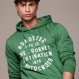 The Roadster Lifestyle Co. Printed Hooded Sweatshirt-picture-34
